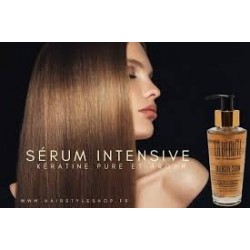 Intensive Serum  Kératine pure et Argan. Pour cheveux tres secs et abîmés. La Beauté hair Professionals.120ml