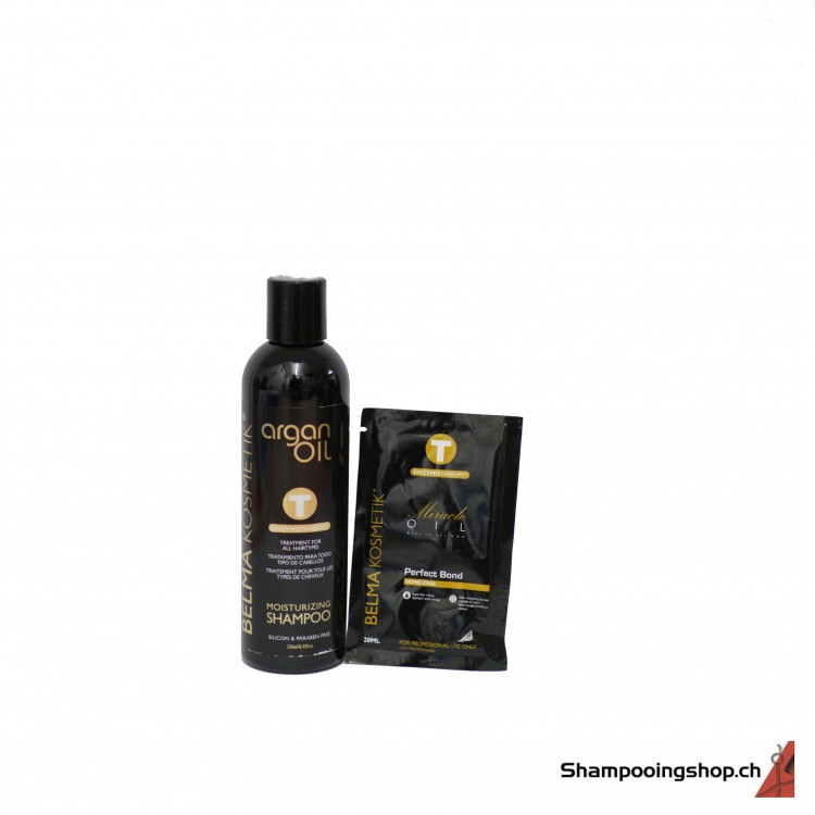 Tanino Argan Oil shampooing + 1 sachet Miracle Oil 20ml.  Belma Kosmetik
