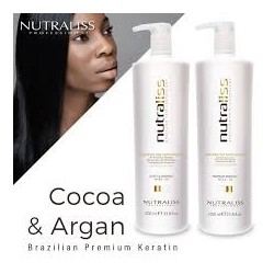 Naturaliss Brazilian Hair Lissage Kératine Cacao et Argan 2 x 1000ml