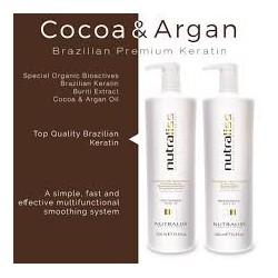 Naturaliss Brazilian Hair Lissage Kératine Cacao et Argan 2 x 1000ml
