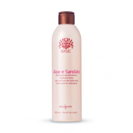 Shampoo Aloe / Sandalo 250ml. Naturalmente Basic