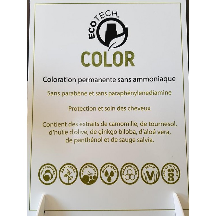 Ecotech Icon 8,1 blond clair cendré, coloration sans ammoniaque