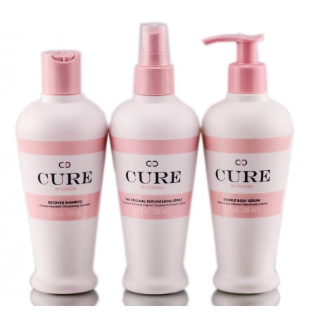 ICON Cure By Chiara, Shampoo, Serum, und Spray
