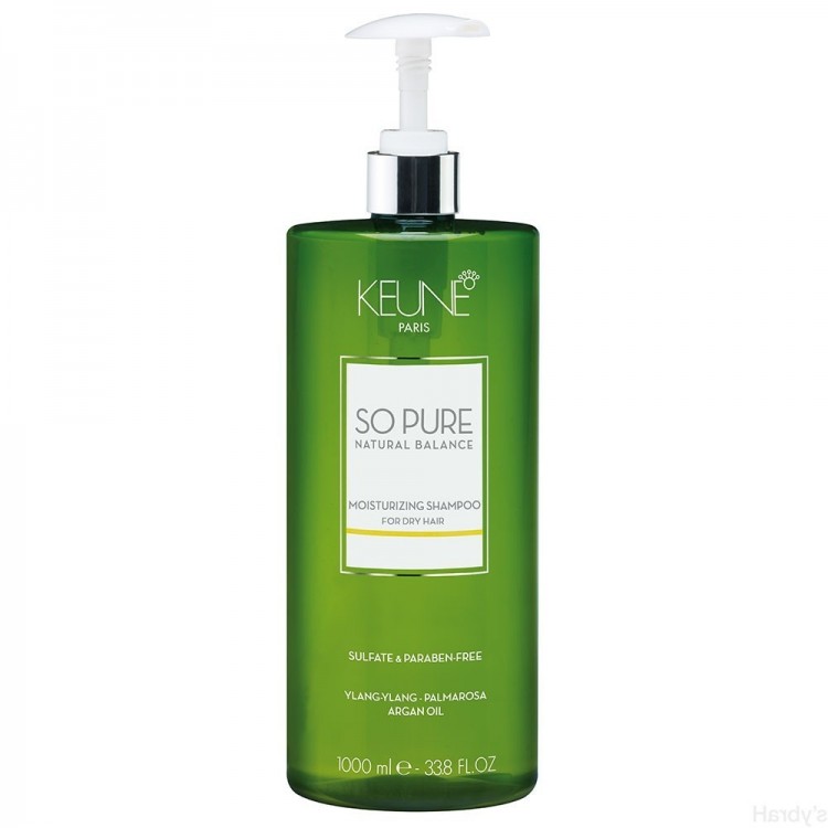 Keune So Pure Shampoo 1000ml. Essential oil Ylang-ylang and Palmarosa