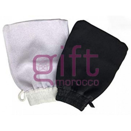 Organic Cosmetic: Glove Kessa( black) from Morocco. Body Care (peeling).