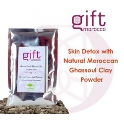Cosmetique naturel: soin du corps Ghassoul poudre argile Marocaine Bio. Detox peau. 200gr