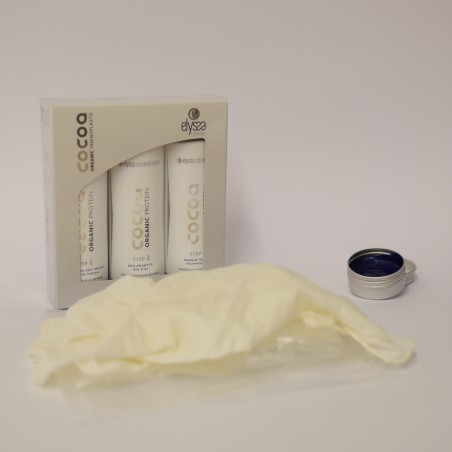 COCOA ORGANIC Glattungsset mit Tannin, ohne Formol. Shampoo+ Glattungspflege + Maske ( 3x100ml) Elyssa Cosmetiques