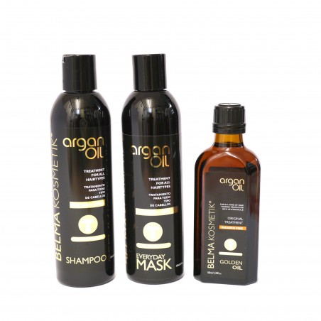 Tanino Enzymotherapy Shampoo 250ml, Mask 250ml, Argan Oil 100ml Belma Kosmetik